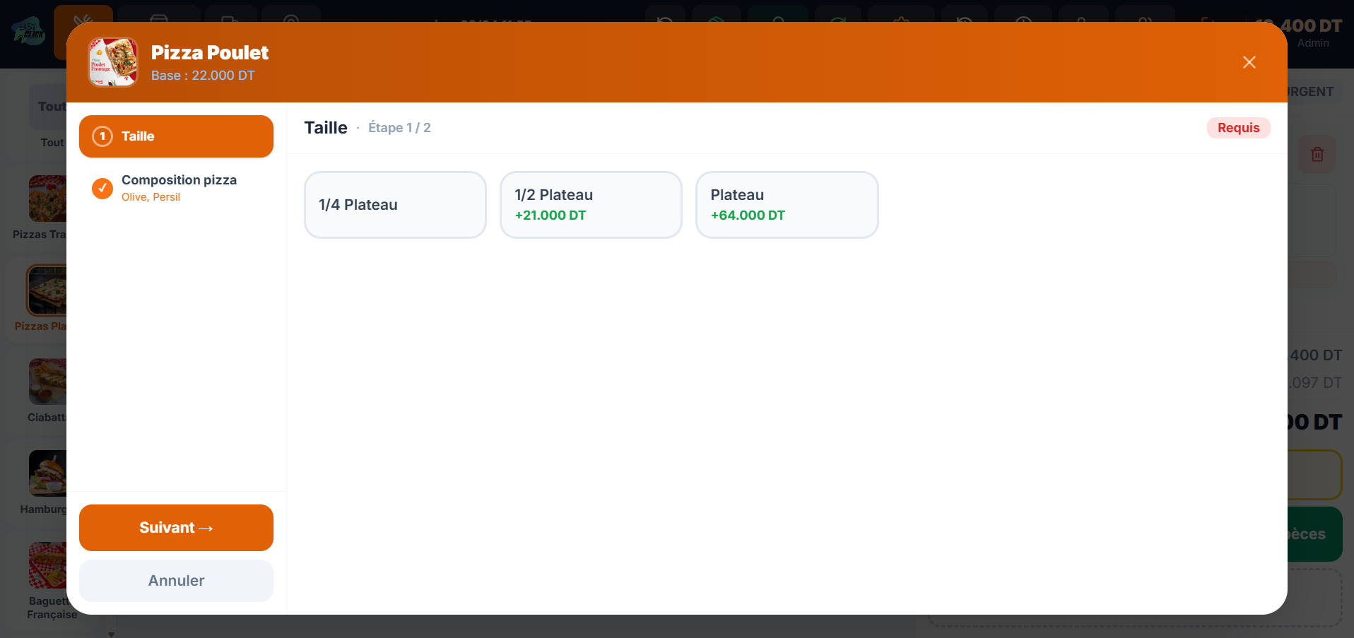 EasyResto — vue 12